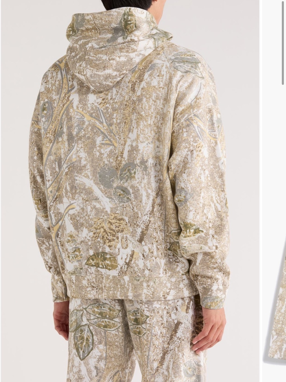 FLEECE FACTORY Art & Motion Fleece Hoodie In Muted Green NORDSTROM